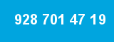 928 701 47 19